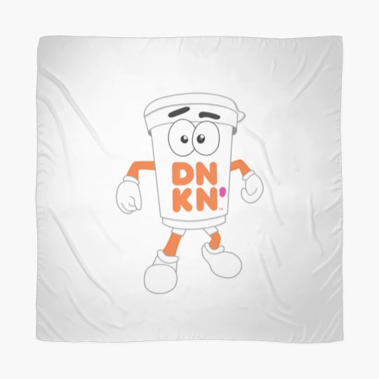 Discover Cuppy Coffee Dunkin Mascot Scarves
