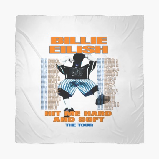 Discover Hit Me Hard and Soft tour Scarves, Billie Eilish Scarves
