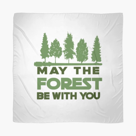 Discover May the Forest be With you Scarves