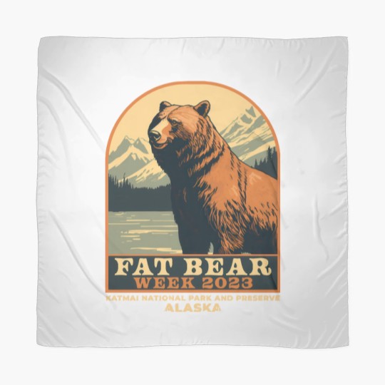 Discover fat bears week - vintage emblem 2024 Scarves