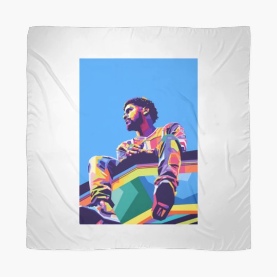 Discover J Cole Wpap Pop Art - J Cole - Scarves