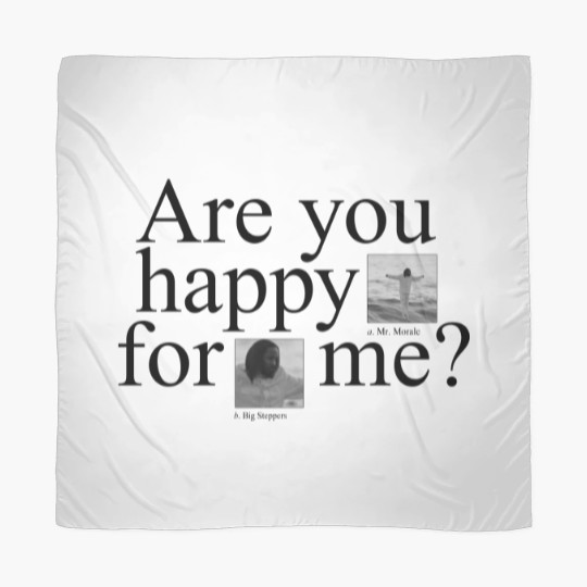 Discover Kendrick Lamar Tour Scarves, Are You Happy For Me, I Am Sorry Scarves AH6540