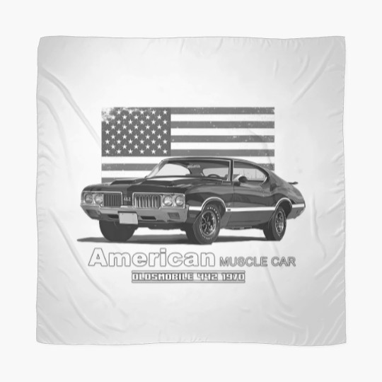 Discover oldsmobile 442 american muscle car 60s 70s old is gold Scarves