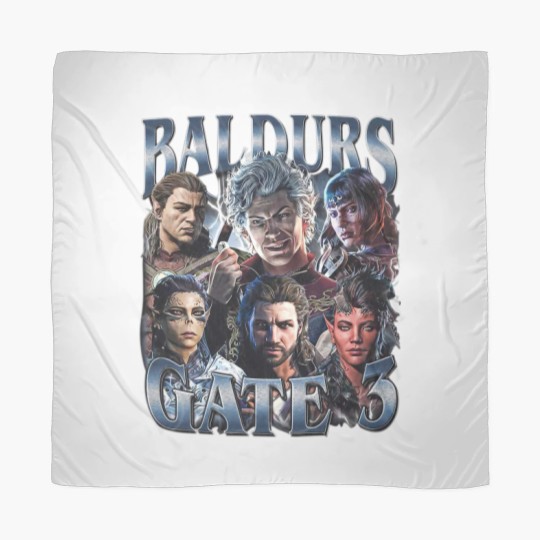 Discover Baldurs Gate 3 Vintage Scarves, Gift For Woman and Man Unisex Scarves