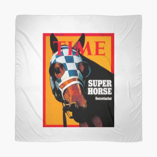 Discover Secretariat Time Magazine Cover 1973 Scarves