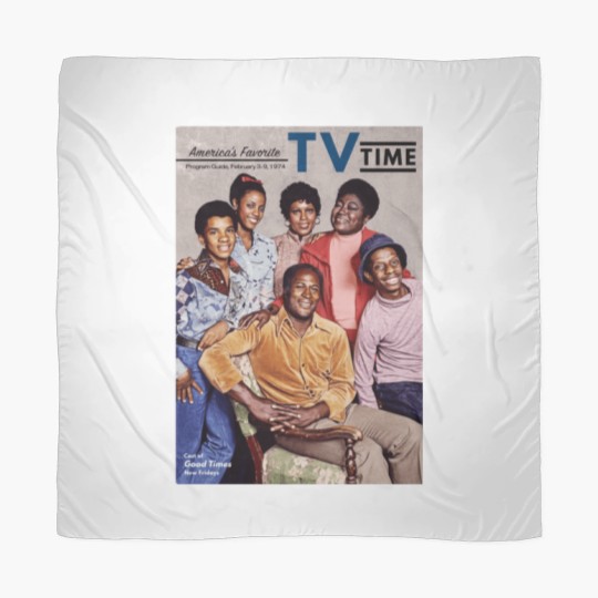 Discover Cast Of Good Times TV Time February 1974 Scarves