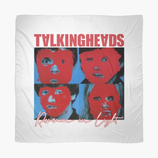 Discover Vintage Talking Heads Remain in Light Scarves - Talking Heads Scarves