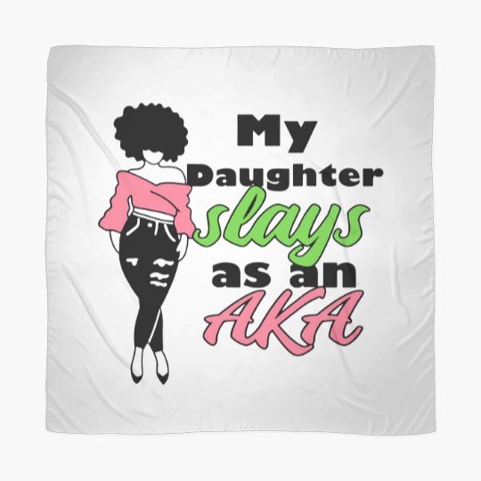 Discover AKA Sorority Daughter Paraphernalia Gift For Mom Scarves