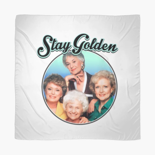 Discover Womens The Gol den Girls Stay Golden Four Mature Women TV Show 80s 90s Fans Gifts Scarves