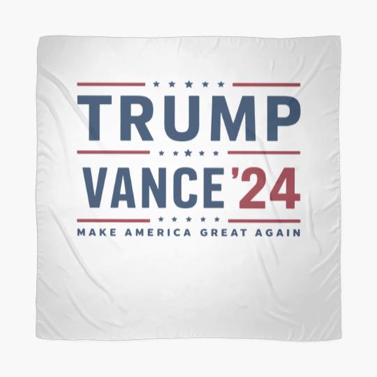 Discover Trump 2024 Scarves, Trump Vance 24 Scarves, President Trump, JD Vance Scarves