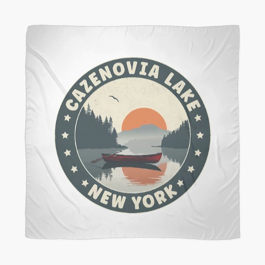 Discover Cazenovia Lake Cazenovia Lake New York Sunset Scarves