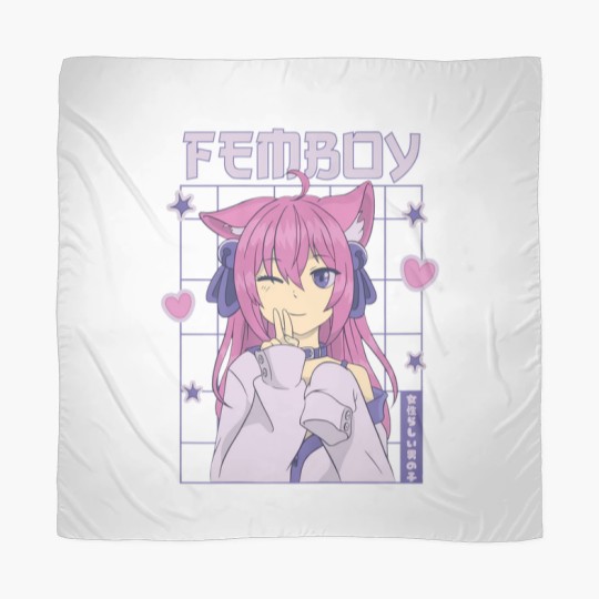 Discover Femboy Anime Cute Little Femboy Scarves