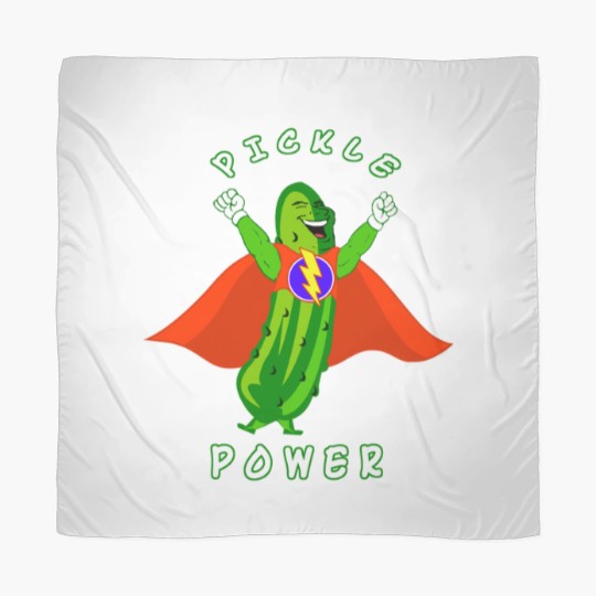 Discover Pickleball Pickle Power Super Hero Scarves