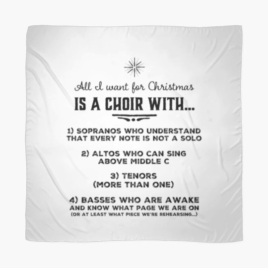 Discover Funny Choir Director Design The Perfect Christmas Gift Scarves
