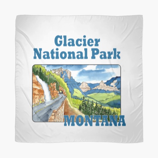 Discover Glacier National Park, Montana - Glacier National Park - Scarves