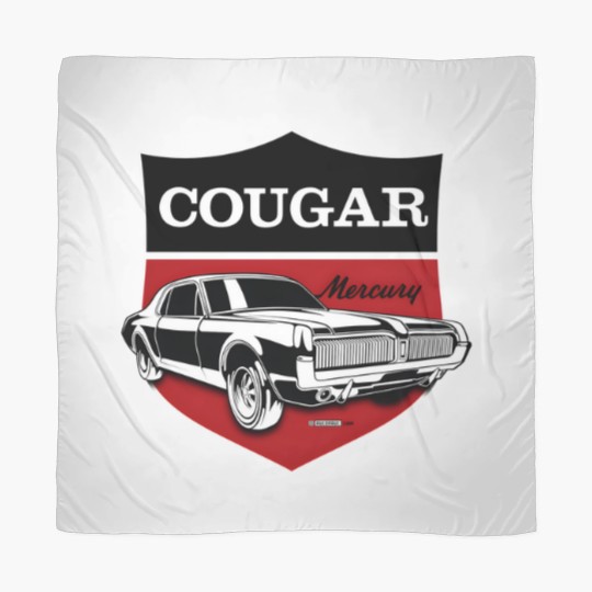 Discover Classic Mercury Cougar crest Scarves
