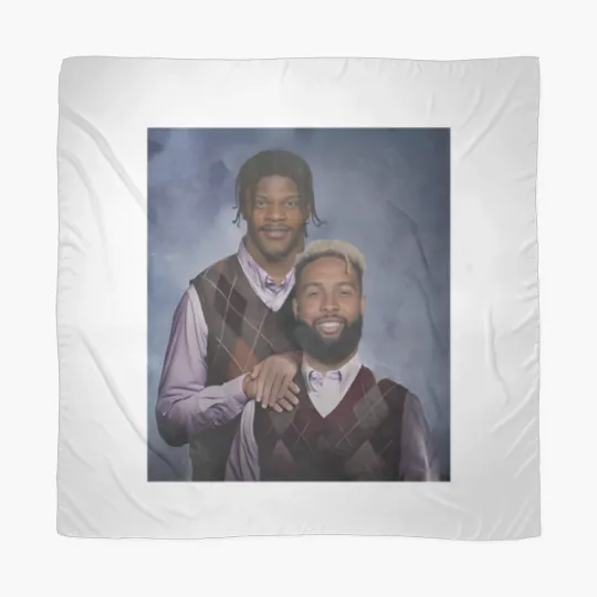Discover Lamar Jackson OBJ Odell Beckham Jr Baltimore Football Scarves