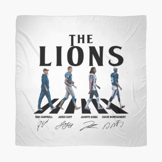 Discover Lions Walking Abbey Road Signatures Football Scarves