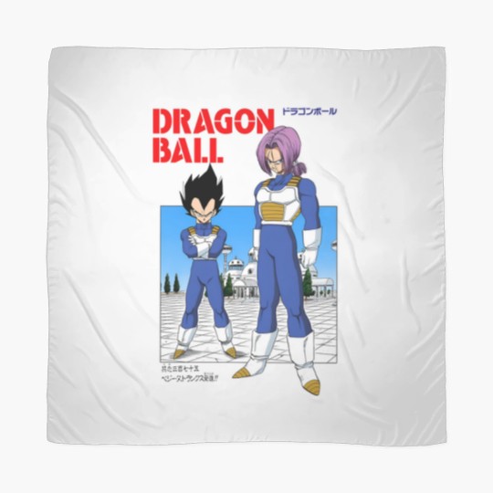Discover DBZ Vegeta & Trunks Manga Cover Scarves
