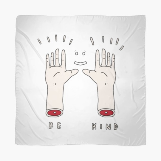 Discover Frightened Rabbit “Be Kind” Hands Scarves