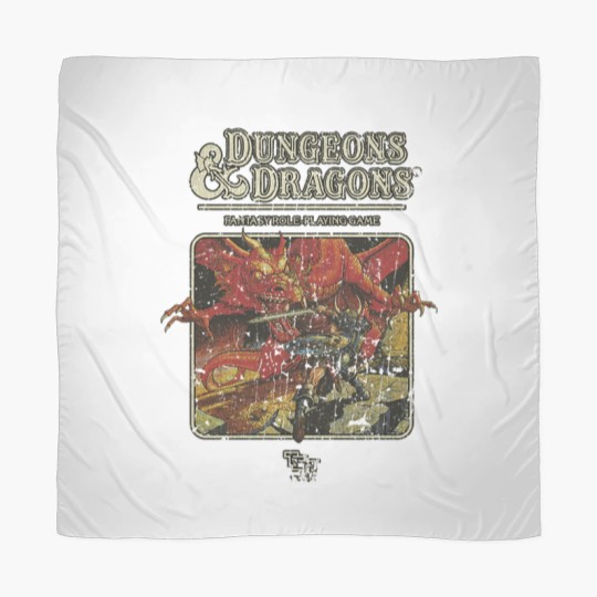 Discover Vintage Unisex Scarf - USA Dungeon & Dragon 1974 Design