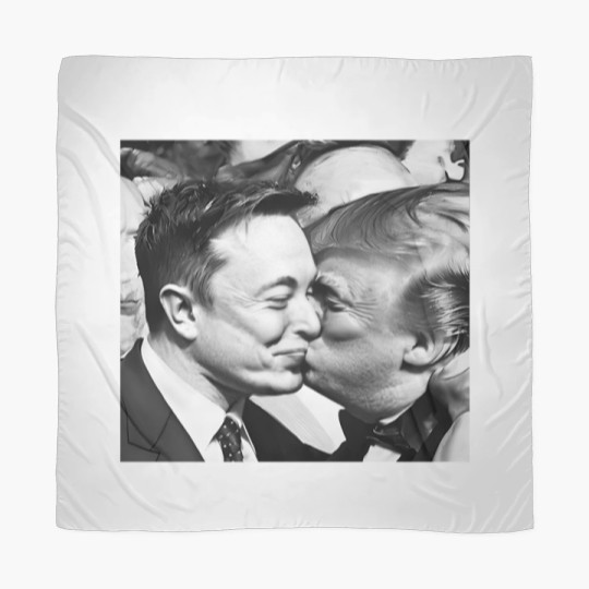 Discover Elon Musk and Donald Trump Kissing Scarves