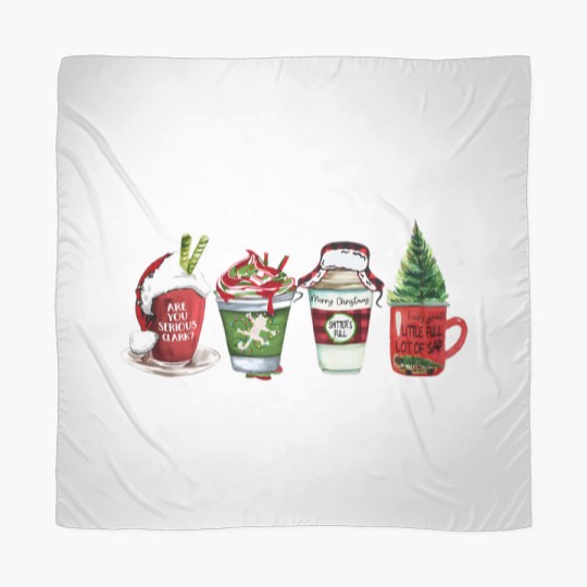 Discover Christmas Coffee Scarf