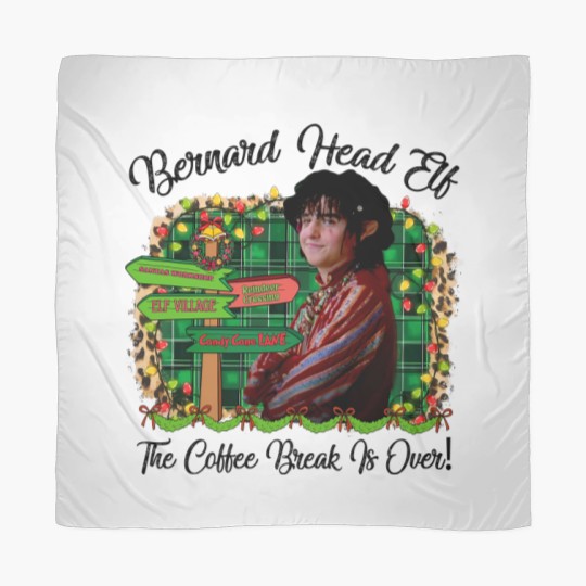 Discover Bernard Head Elf The Coffee Break Is Over The Santa Clause Movie  Scarves