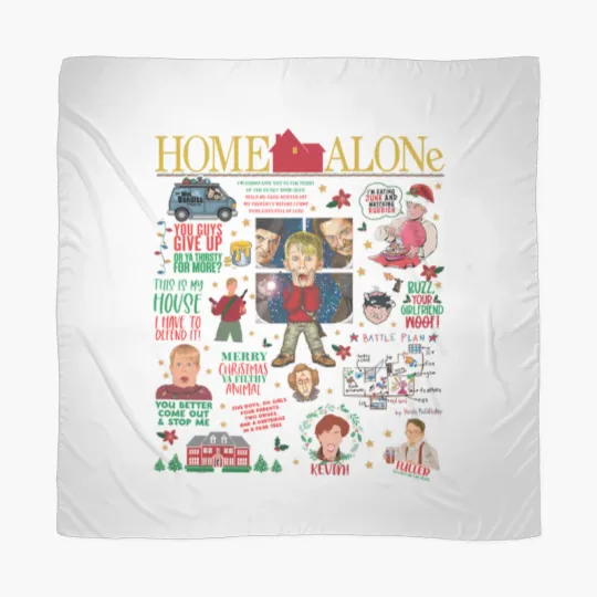 Discover All The Home Alone Scarves, Home Alone Scarves, 90s Christmas Movie Scarves