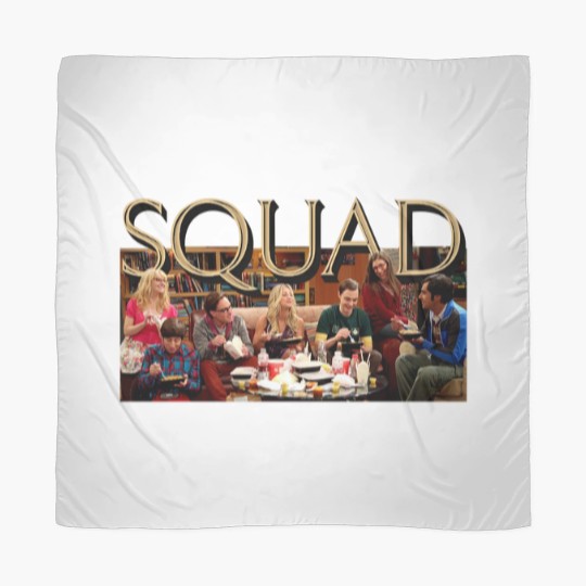 Discover Big Bang Theory Squad Scarves, Funny Big Bang Theory Fan Scarves