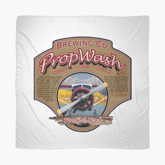 Discover PropWash Brewing Co. Radial Red DHC2 Beaver Floatplane Scarves