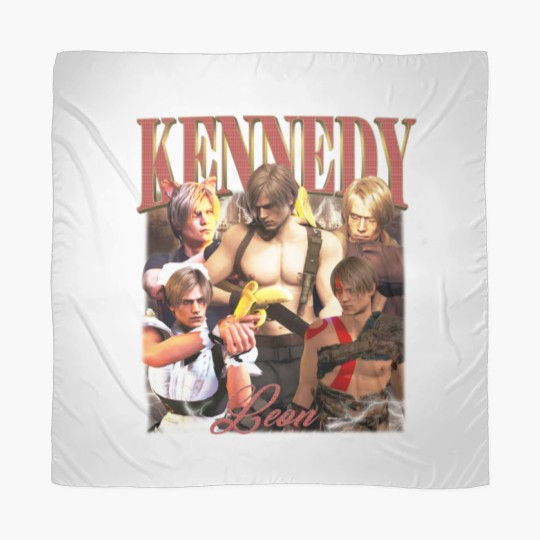 Discover Leon Kennedy Funny Vintage Scarves, Leon Kennedy Meme Resident Evil 4 6 Vintage Scarves