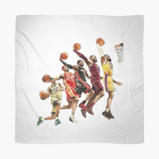 Discover The Evolution of lebron James, LeBron James'   Evolu Scarves