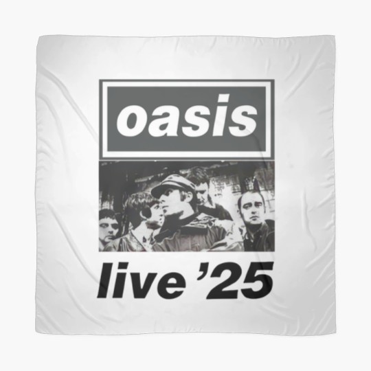 Discover Oasis Live 2025 World Tour  Unisex Scarves Oasis Band Scarves