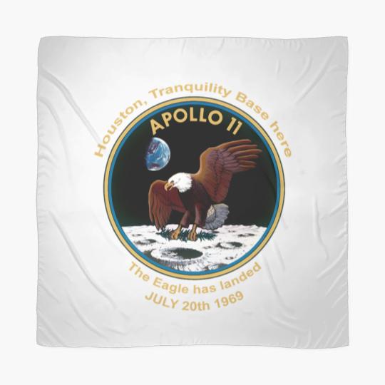 Discover NASA Apollo 11 Flight Patch The Eagle has landed Scarves