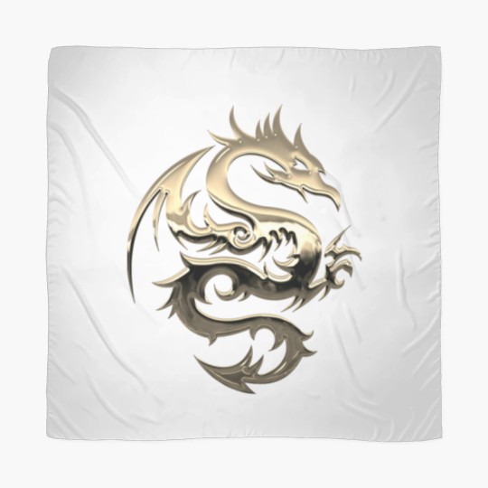 Discover Gold Metallic Dragon Scarves