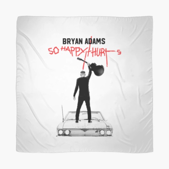 Discover Color Bryan Adams Tour 2023 Scarves, So Happy Hurts Tour, Vintage Bryan Adams Scarves