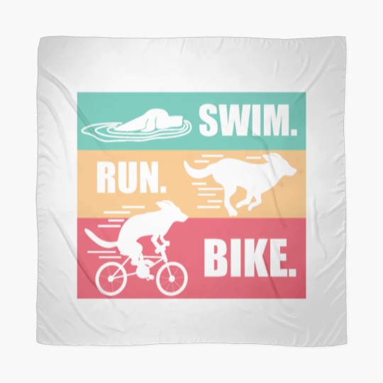 Discover Dog Swim Run Bike Scarves