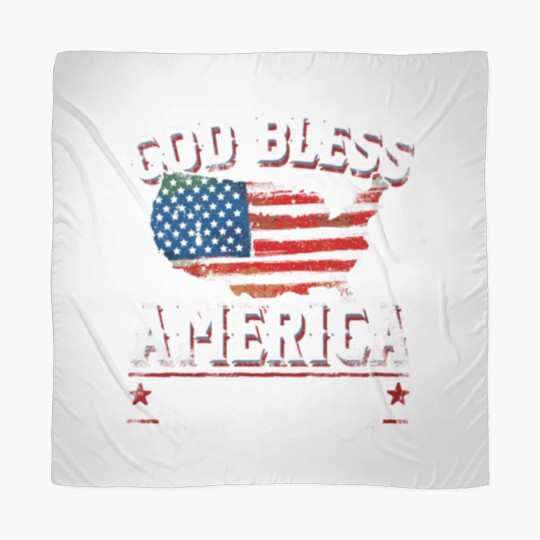 Discover GOD BLESS AMERICA - Except Indiana Sucks Funny Scarves