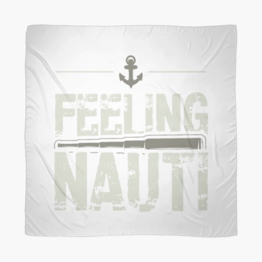Discover Feeling Nauti Sailing Naughty Funny Pun Anchor Scarves