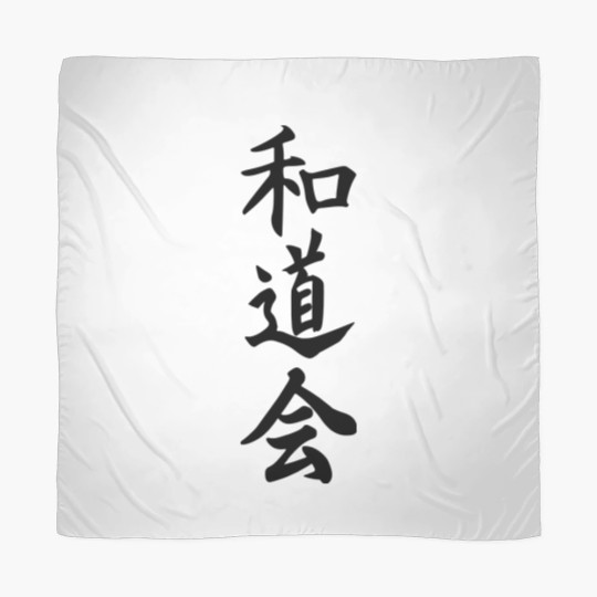 Discover Wado kai black kanji Scarves