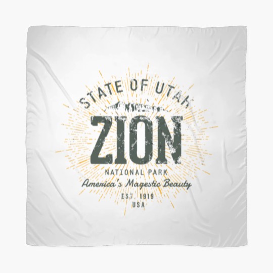 Discover Vintage Zion National Park Scarves