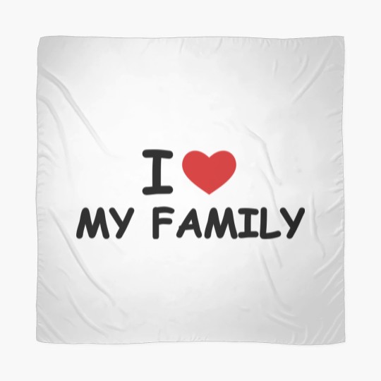 Discover I love my family Scarves