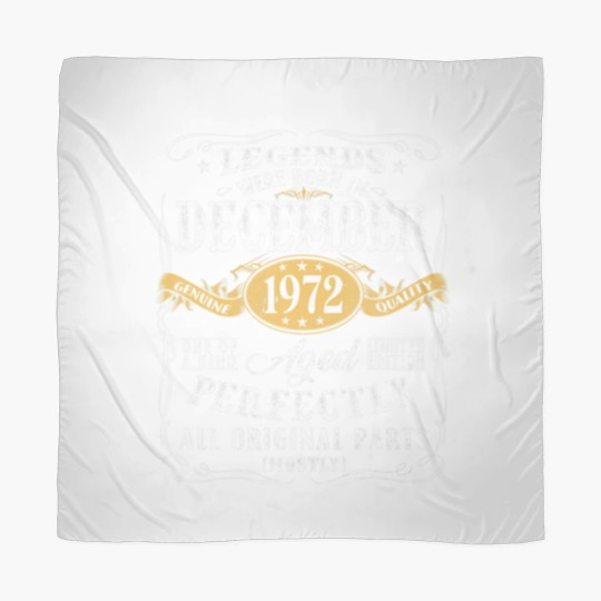 Discover 49Th Birthday Decoration Legends Were Born In Dece Scarves