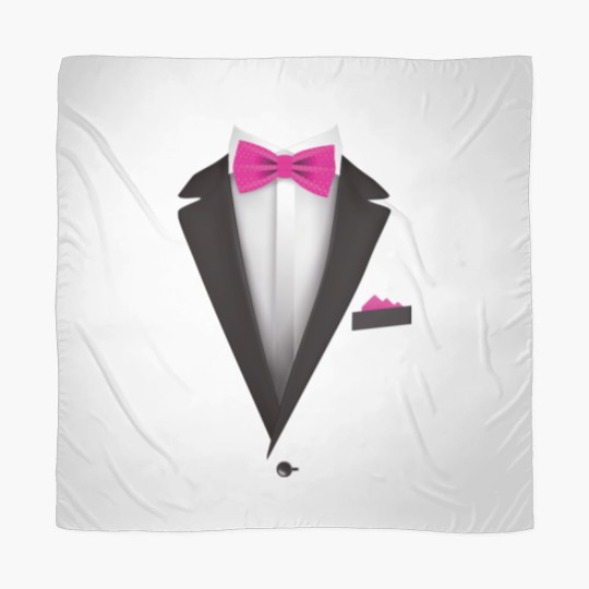 Discover Tuxedo  with Pink Bowtie For Weddings T- Scarves