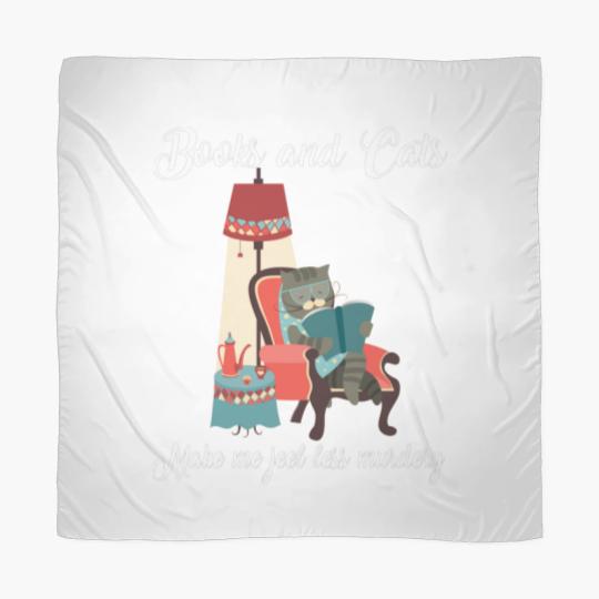 Discover Cat Lovers | Books And Cats Make Me Feel Murdery T- Scarves