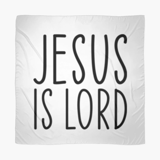 Discover Jesus Is Lord Christian Faith Trust In God Christ Scarves