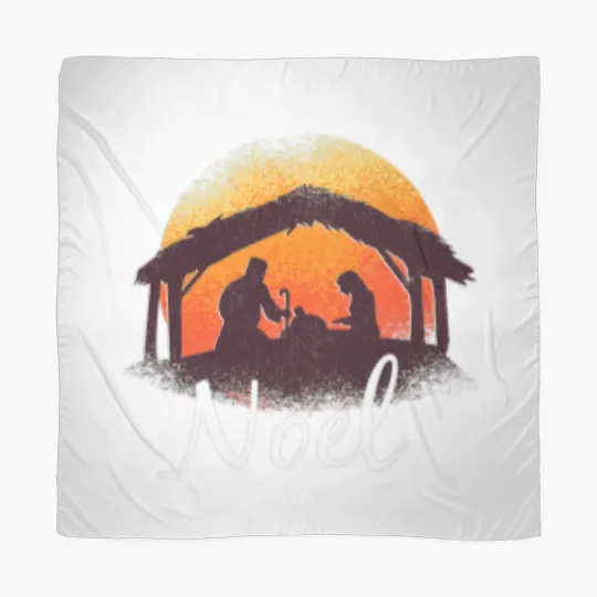 Discover Noel - Christmas Advent Nativity Scene North Star Scarves