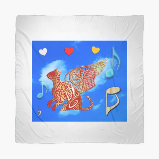 Discover Life is easier with My Magic Cat of Angels. Scarves