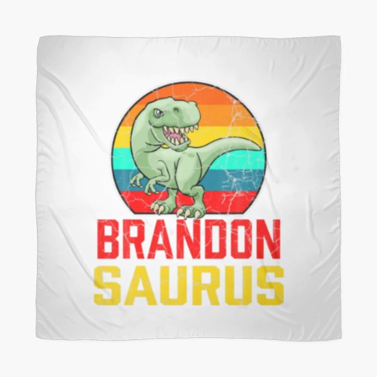 Discover Brandon Saurus Family Reunion Last Name Team Funny Scarves